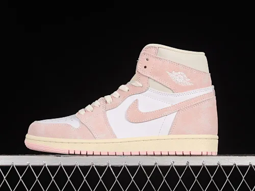 All categories Air Jordan Jordan series basketball shoes Air Jordan 1 High Air Jordan 1 High OG "Washed Pink" AJ1 Joe 1 washed pink high-top basketball shoes FD2596-600